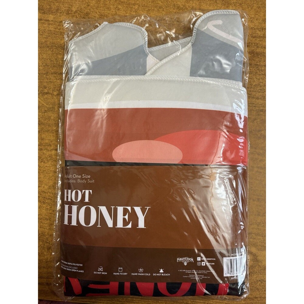 Hauntlook Hot Honey Adult‎ One-Size Bodysuit Costume Halloween New In Package #3
